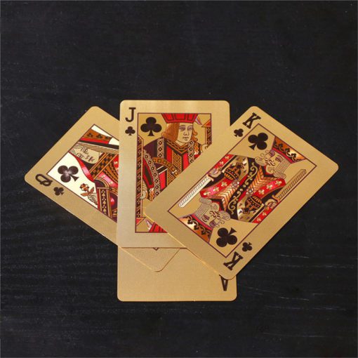 Luxury 24K Gold Foil Poker Playing Cards - Image 2