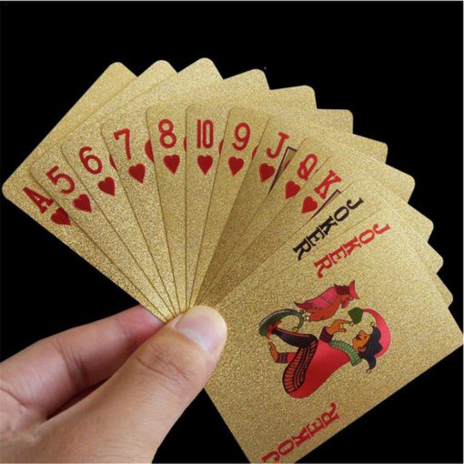 Luxury 24K Gold Foil Poker Playing Cards - Image 4