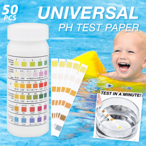 Universal pH Test Paper Strips (50 PCS)