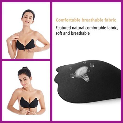 Push Up Drawstring Strapless Bra - Image 2