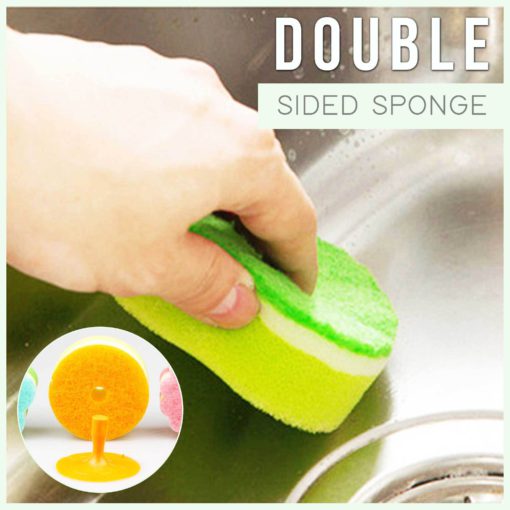 Double-Side Suction Cup Cleaning Sponges - Set For 5 - Image 2