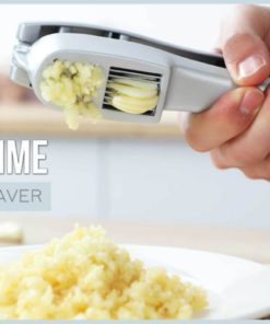 2-In-1 Manual Garlic Press-And-Crush Slicer