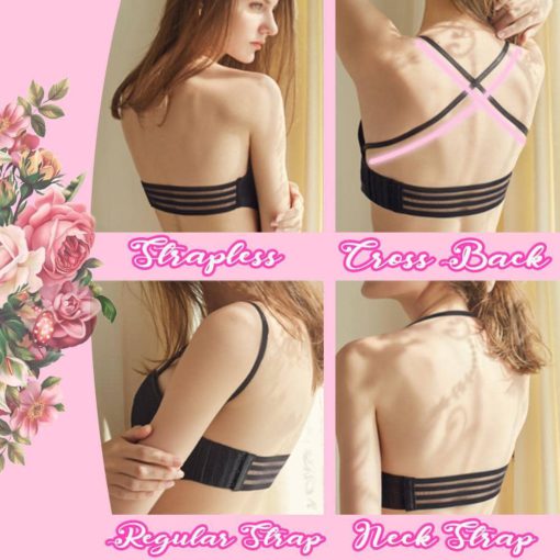 Drawstring Strapless Bra - Image 2