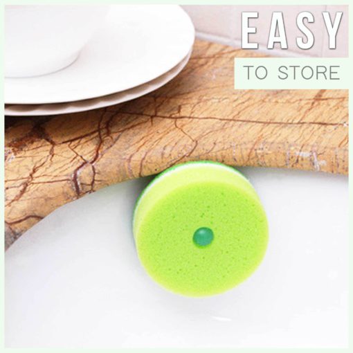 Double-Side Suction Cup Cleaning Sponges - Set For 5 - Image 5