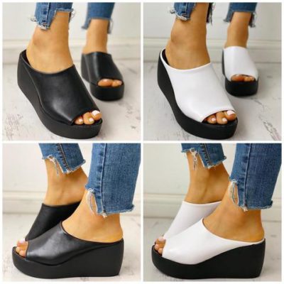 Simple Comfy Wedge Sandals