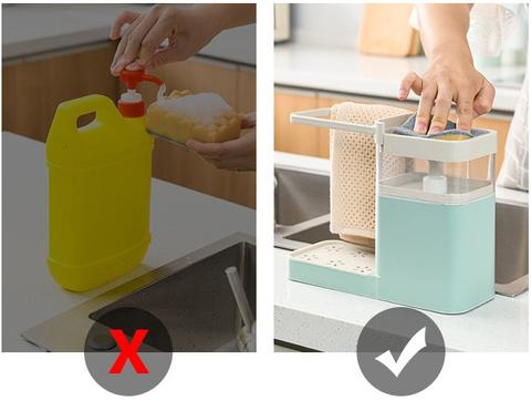 Multifunctional Kitchen Cleaning Combination Rack