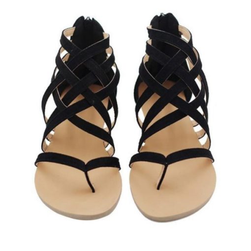 Roman Cross Strap Sandals - Image 5