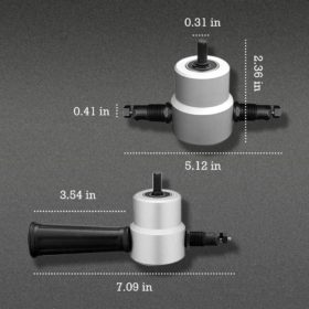 Double Head Sheet Metal Nibbler