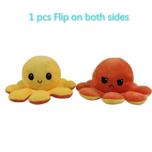 Multicolored Reversible Octopus Plush Toy - Image 13