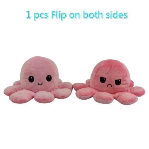 Multicolored Reversible Octopus Plush Toy - Image 14