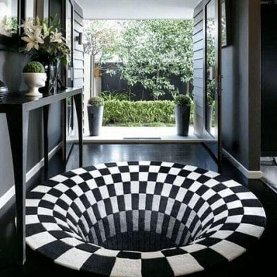 Vortex Illusion Rug