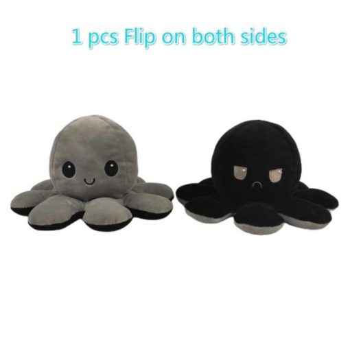 Multicolored Reversible Octopus Plush Toy - Image 10