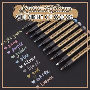 Glittered Waterproof Paint Markers-10pcs