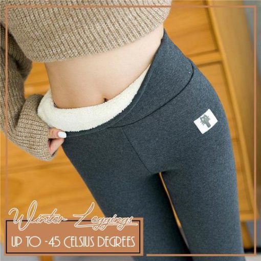 Stylish Super Thick Winter Leggings - Image 3