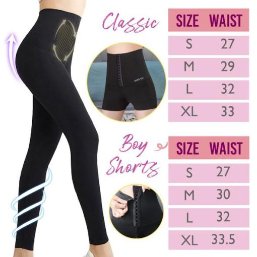 High-Waist Corset Shaping Leggings - Image 8