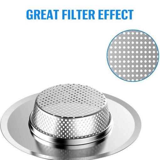 Kitchen Stainless Steel Sink Filters (3 Pieces) - Image 3