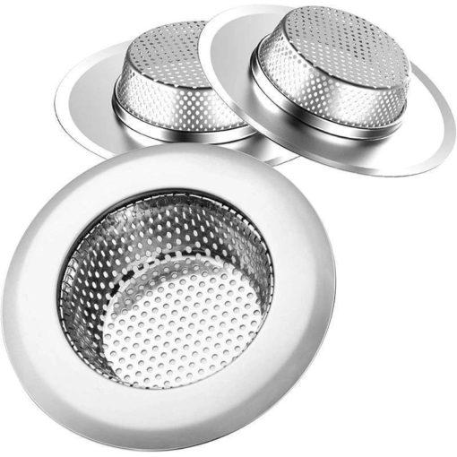 Kitchen Stainless Steel Sink Filters (3 Pieces) - Image 7