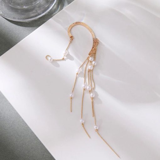 Thread Tassel Drop Earrings For Women - Image 4