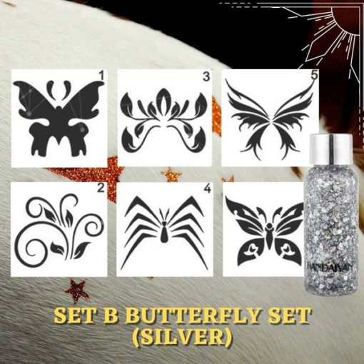 Halloween Glitter Tattoo Kit - Image 6