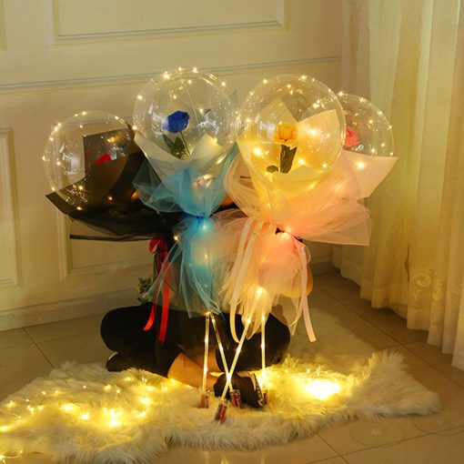 Led Balloon Rose Bouquet - Image 4