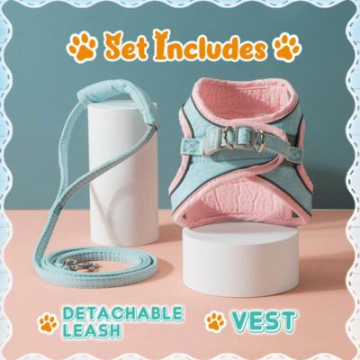 Luminous Escape-Proof Cat Vest Harness Set