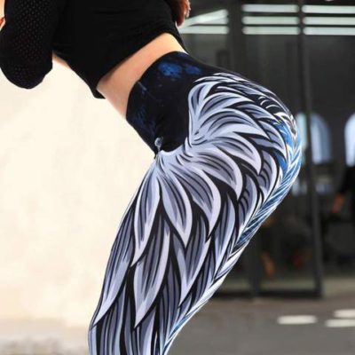 Angel Wings Yoga Leggings,angel wing leggings,Angel Wings leggings