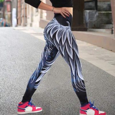 Angel Wings Yoga Leggings,angel wing leggings,Angel Wings leggings