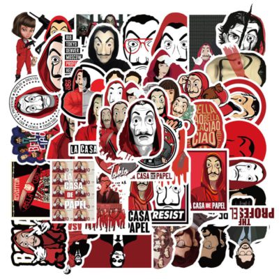 La Casa De Papel Stickers,La Casa De Papel