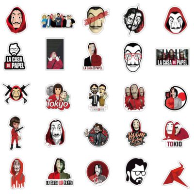 La Casa De Papel Stickers,La Casa De Papel