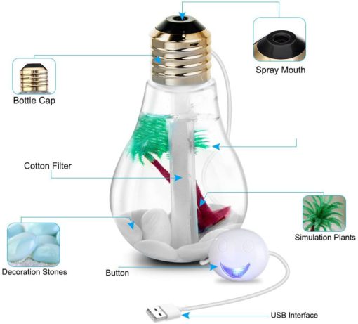 Bulb Humidifier,Humidifier,Mini Bulb Humidifier,Mini Bulb