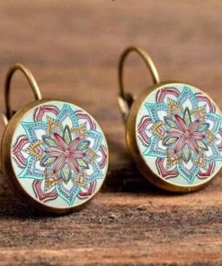 Bohemian Earrings,Boho style earrings,Glass Earrings,Boho style,style earrings