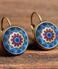 Bohemian Earrings,Boho style earrings,Glass Earrings,Boho style,style earrings