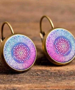 Bohemian Earrings,Boho style earrings,Glass Earrings,Boho style,style earrings