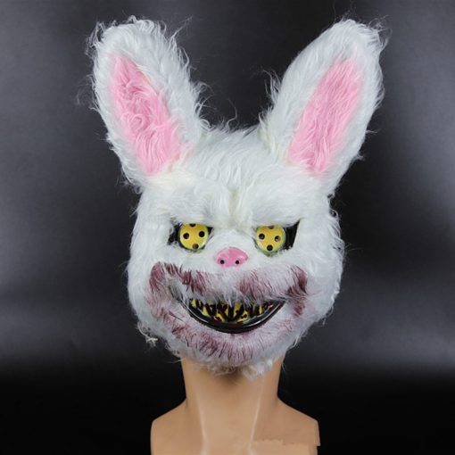 Rabbit Bloody Creepy Halloween Mask - Image 2