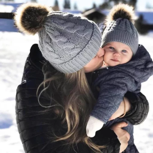 Faux Fur Beanies,Fur Beanies,Faux Fur,Mommy & Me