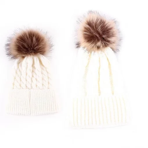 Faux Fur Beanies,Fur Beanies,Faux Fur,Mommy & Me