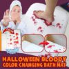 Halloween Bloody Color Changing Bath Mat,Bloody Color Changing Bath Mat,Changing Bath Mat,Bath Mat,Bloody Color