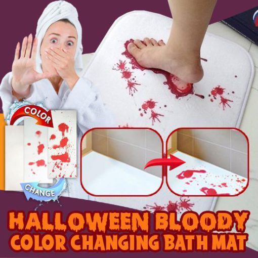 Halloween Bloody Color Changing Bath Mat,Bloody Color Changing Bath Mat,Changing Bath Mat,Bath Mat,Bloody Color