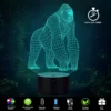 Gorilla Lamp,3D Illusion LED