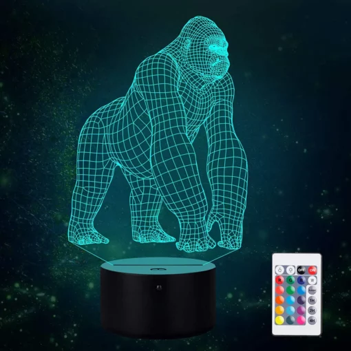 Gorilla Lamp,3D Illusion LED