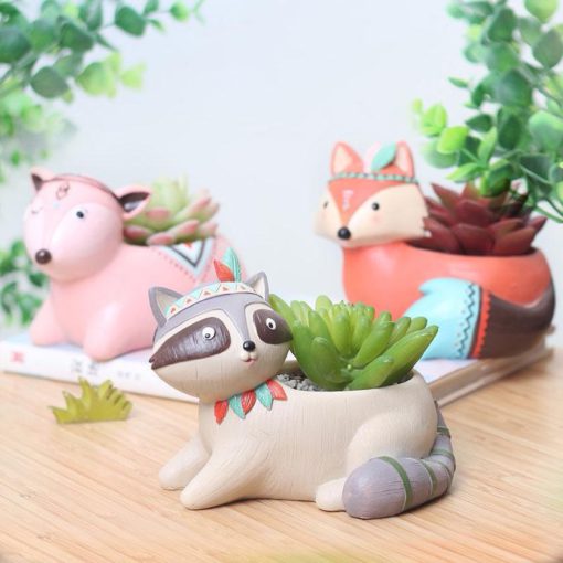 Boho Animals,Animal Planter