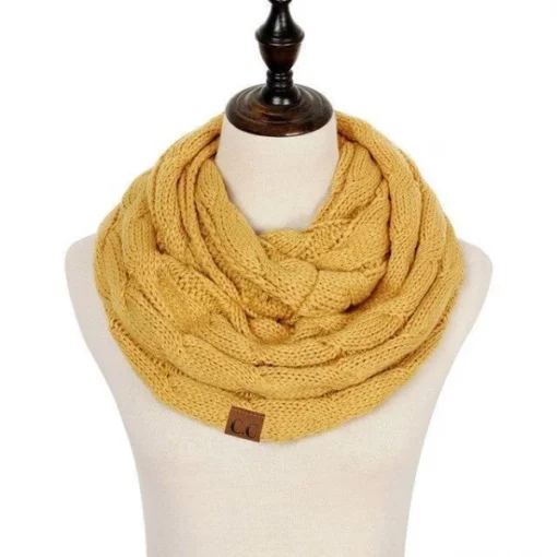 Cable Knit Infinity Scarf,Knit Infinity Scarf,Infinity Scarf,Cable Knit,Knit Infinity