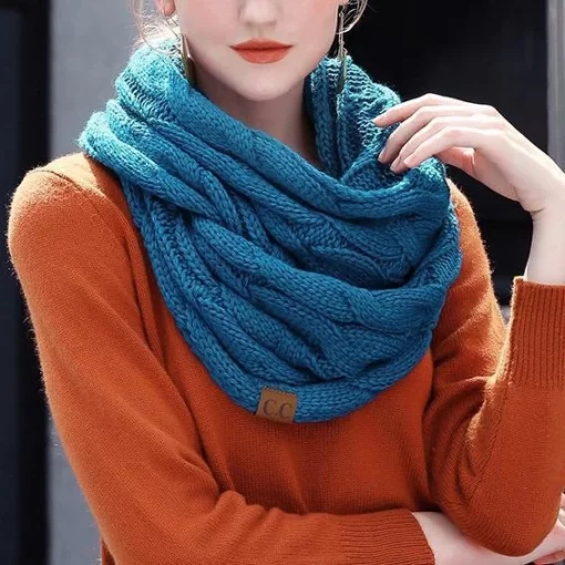 Cable Knit Infinity Scarf,Knit Infinity Scarf,Infinity Scarf,Cable Knit,Knit Infinity