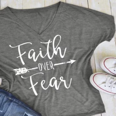 Faith Over Fear T-Shirt,Faith Over Fear,T-Shirt