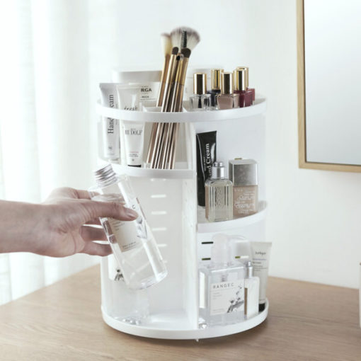 Rotating Makeup Organizer,Makeup Organizer,Rotating Makeup,360-Degree Rotating Makeup Organizer