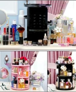 Rotating Makeup Organizer,Makeup Organizer,Rotating Makeup,360-Degree Rotating Makeup Organizer