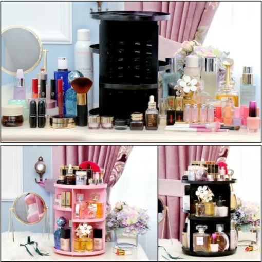 Rotating Makeup Organizer,Makeup Organizer,Rotating Makeup,360-Degree Rotating Makeup Organizer