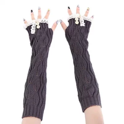 Knitted Fingerless Gloves,Fingerless Gloves