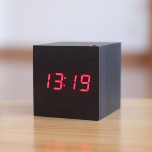 Digital Wood Clock,Wood Clock,Modern Digital