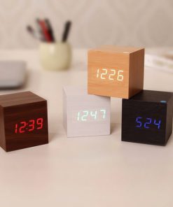 Digital Wood Clock,Wood Clock,Modern Digital